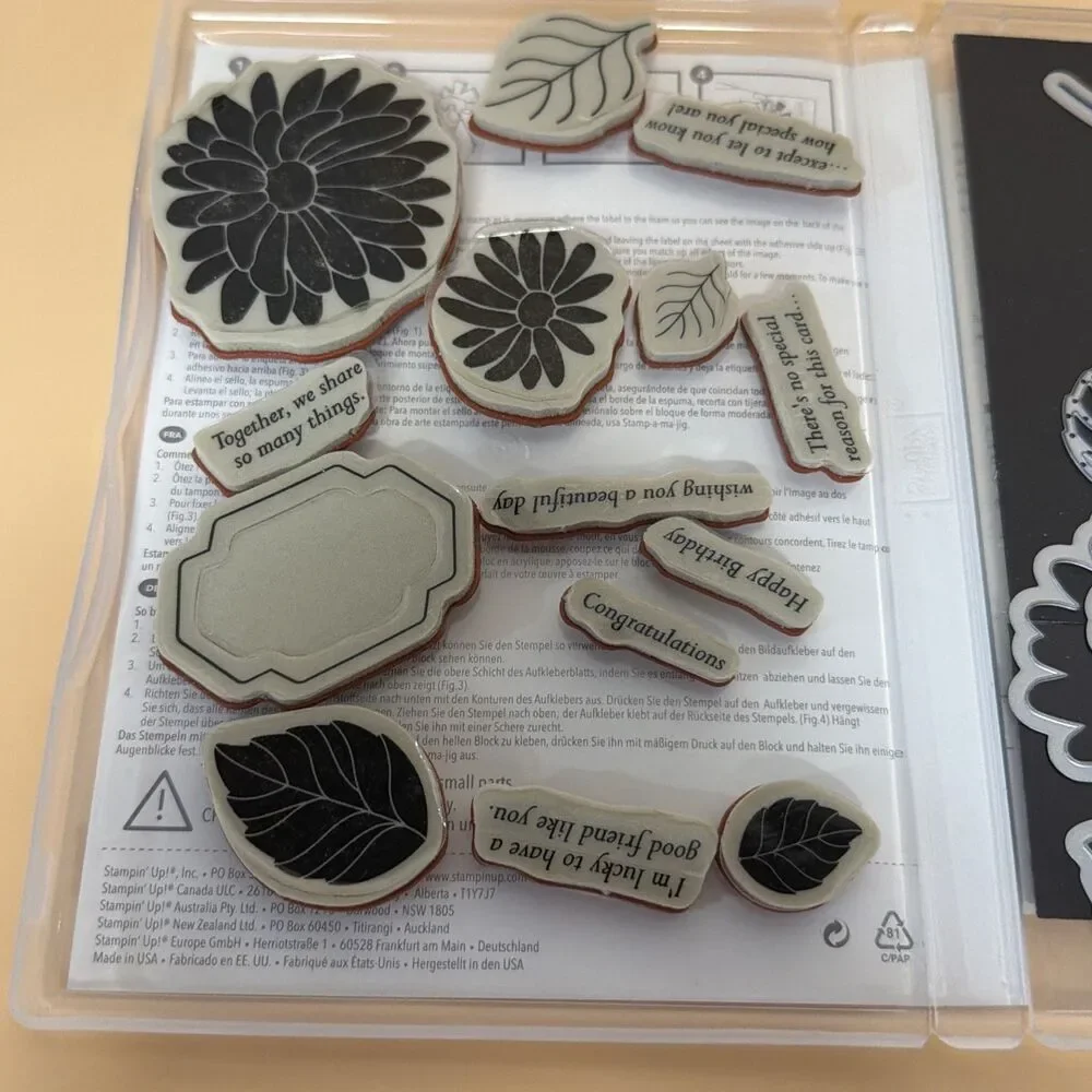Stampin Up Special Reason Stamp Set 142902 & Stylish Stems Dies 142750